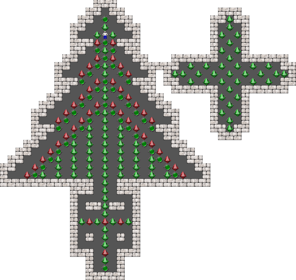 Sokoban Monry and Panda Arranged level 114